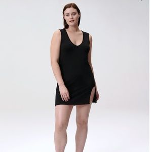 Meko Nightie, Universal Standard, Hunter Green